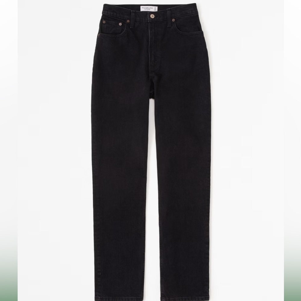 Abercrombie & Fitch curve love ultra high rise 90s straight